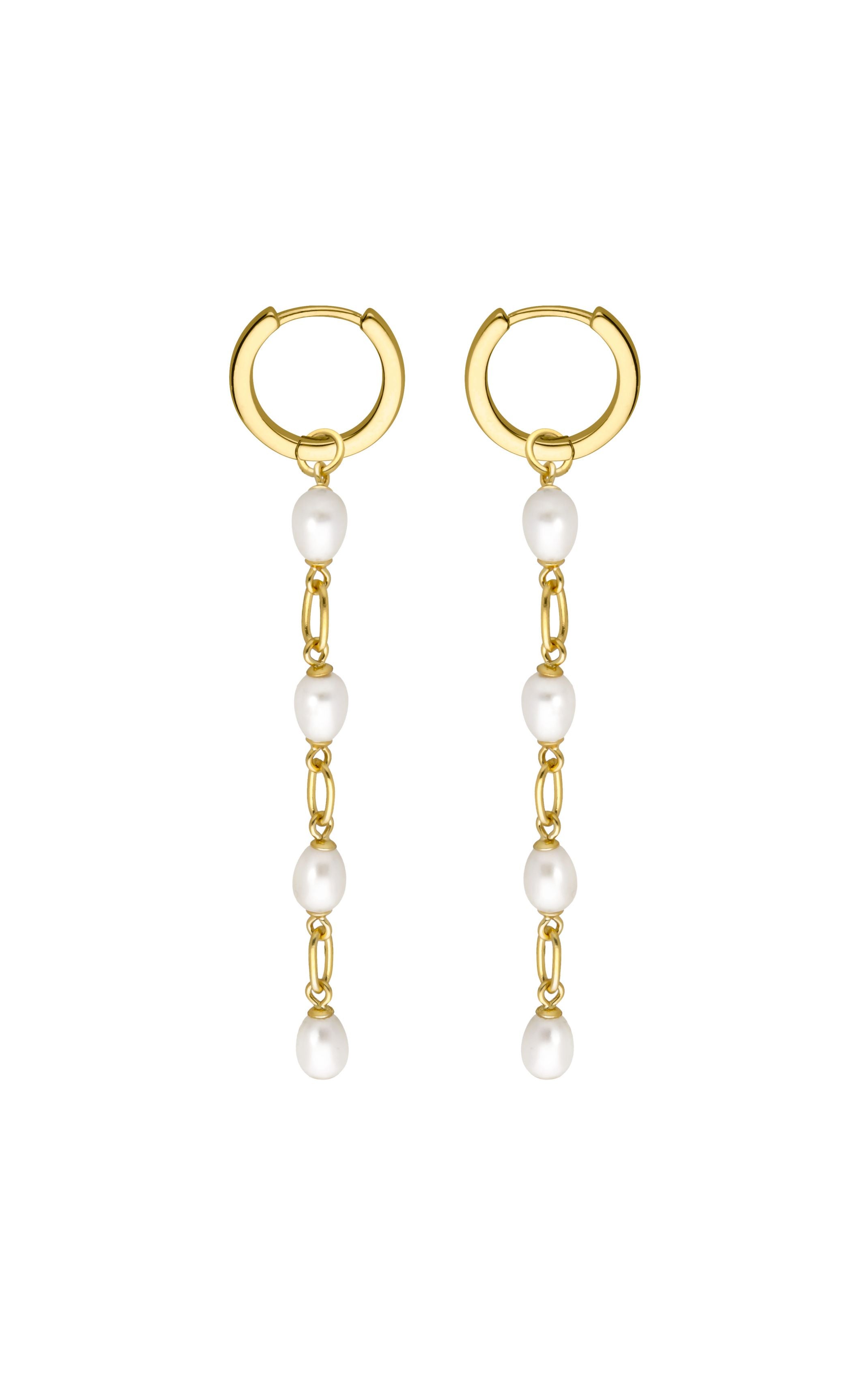  Boucles D'oreilles Pearly