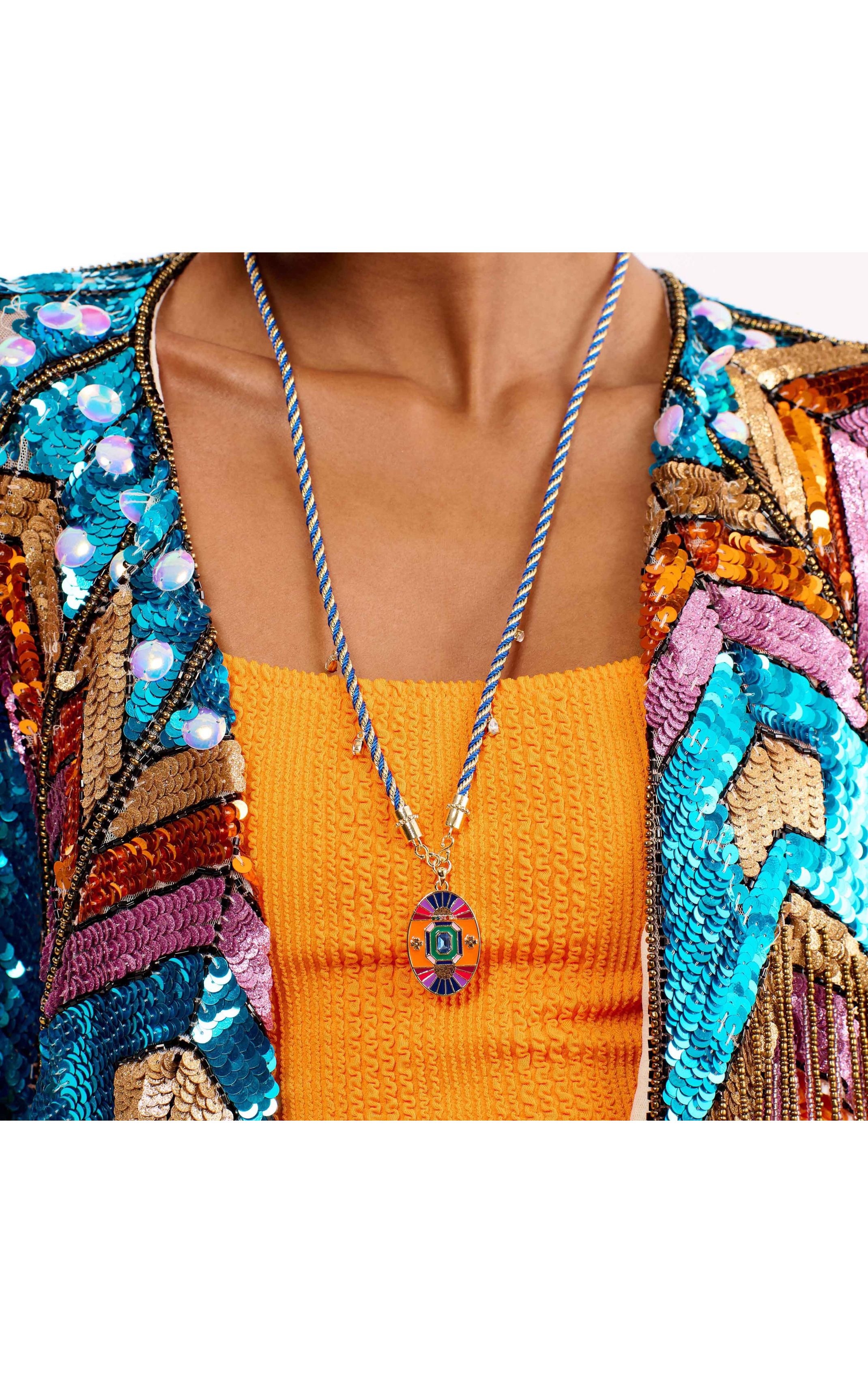  Collier Pesos Multicolore