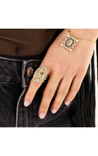  Bague Preacher Doré