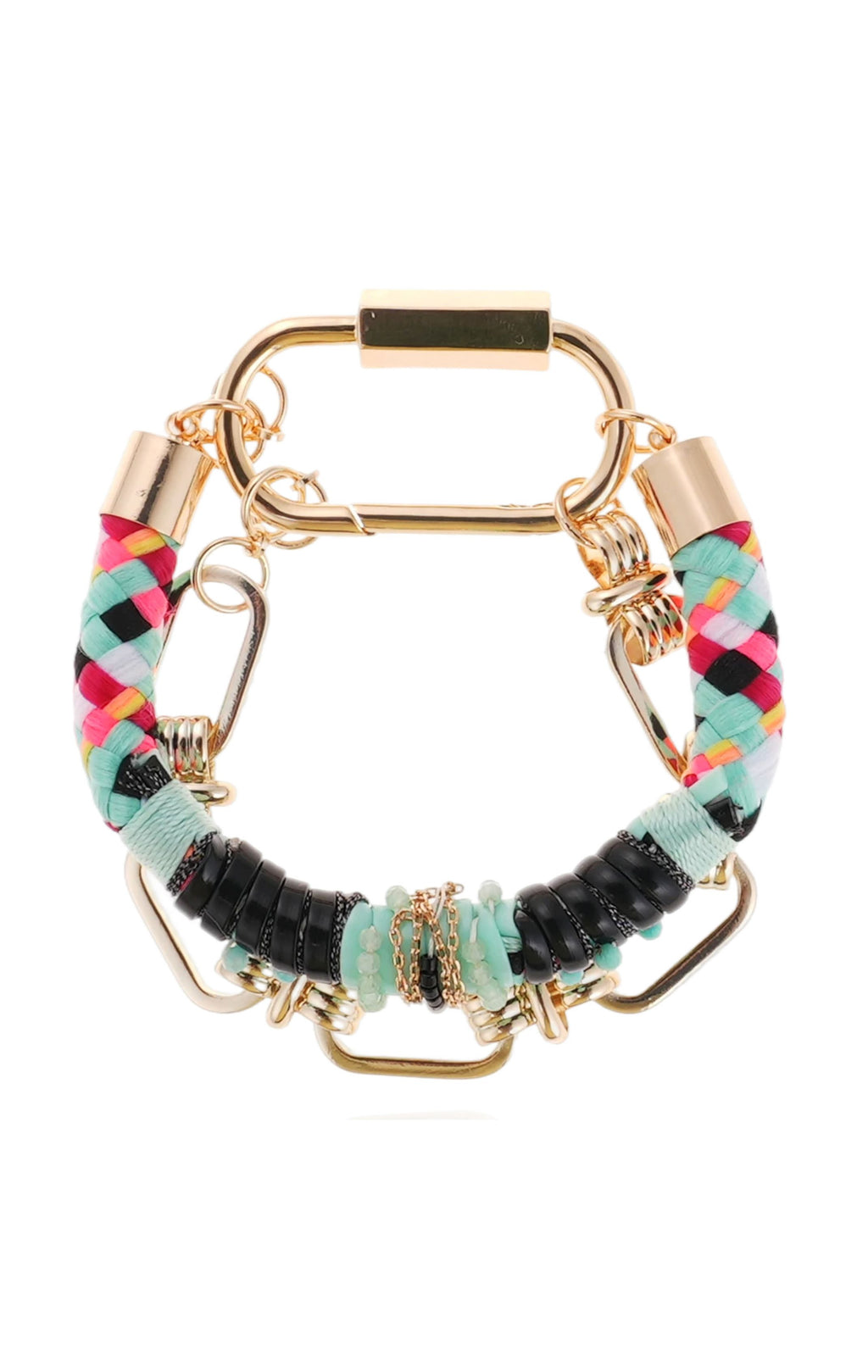  Bracelet Pyramid Doré