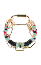  Bracelet Pyramid Doré