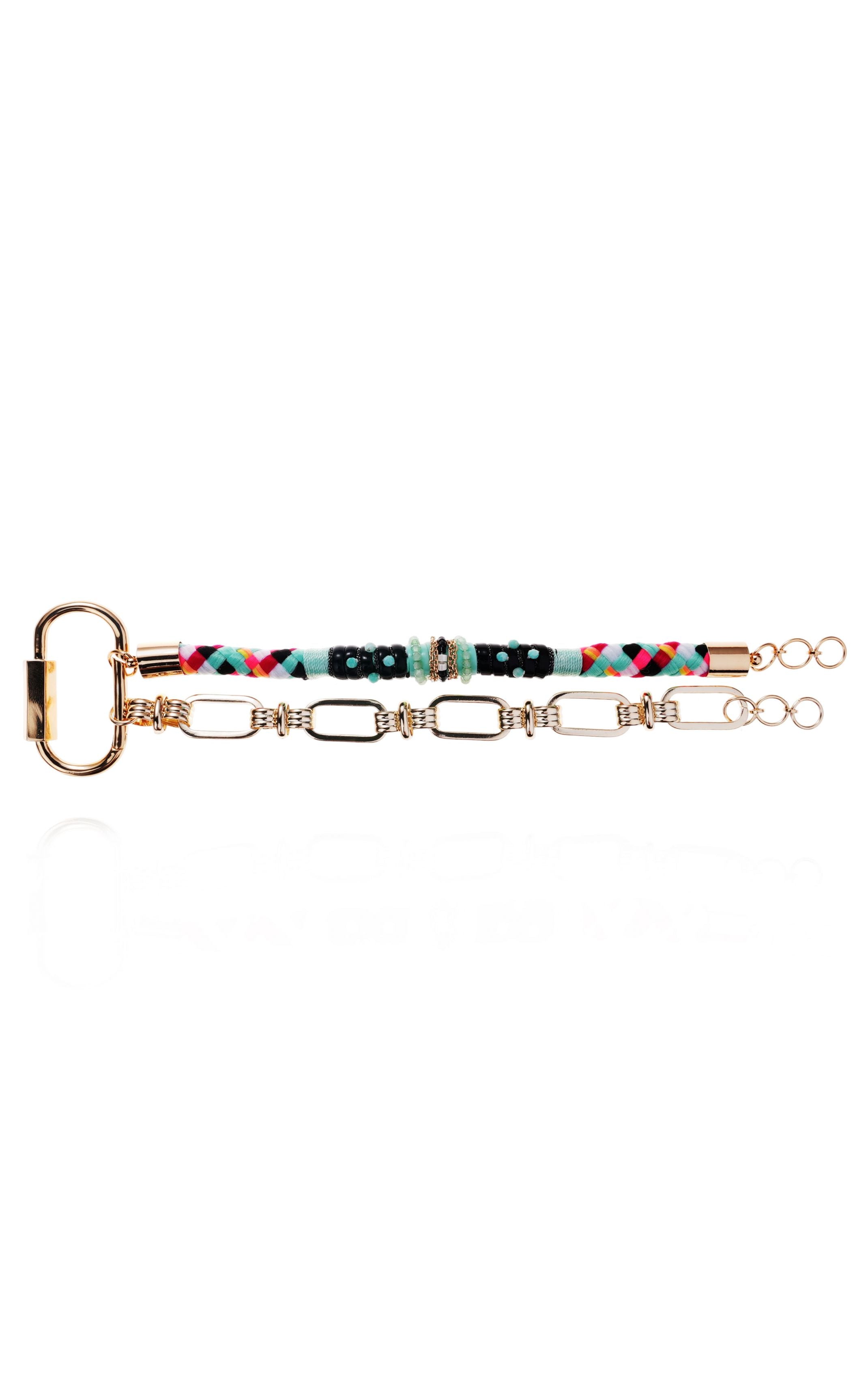  Bracelet Pyramid Doré