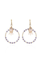  Boucles D'oreilles Recif Blanc