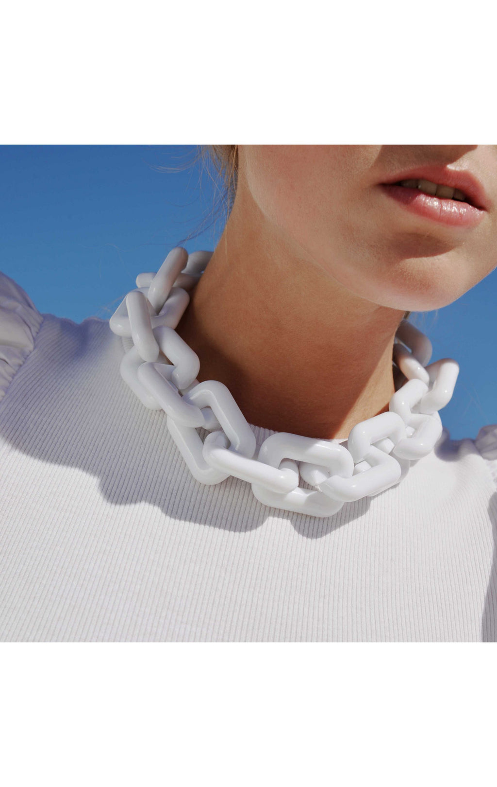 Collier Rhymes Blanc