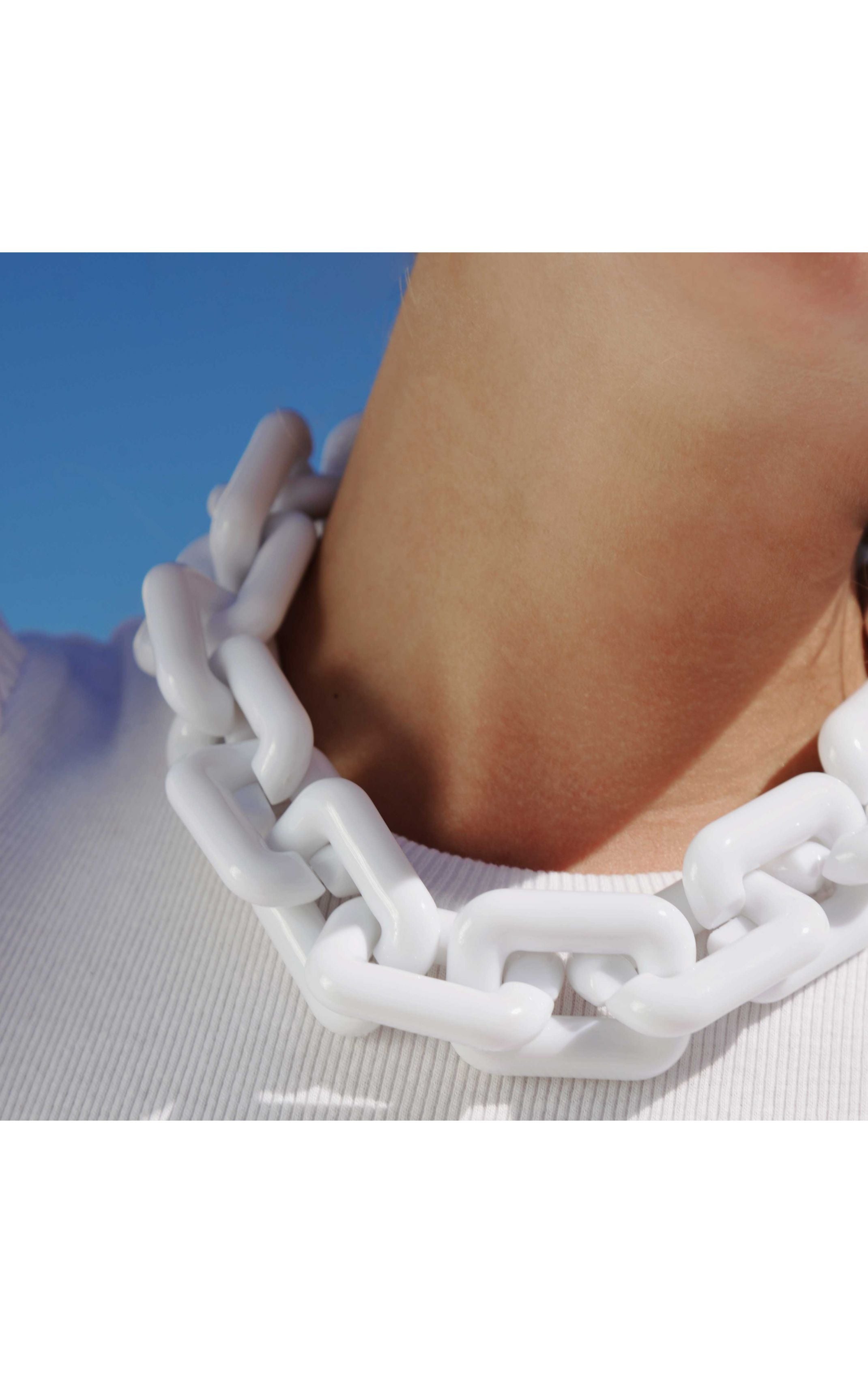 Collier Rhymes Blanc