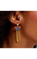  Boucles D'oreilles Sancho Multicolore