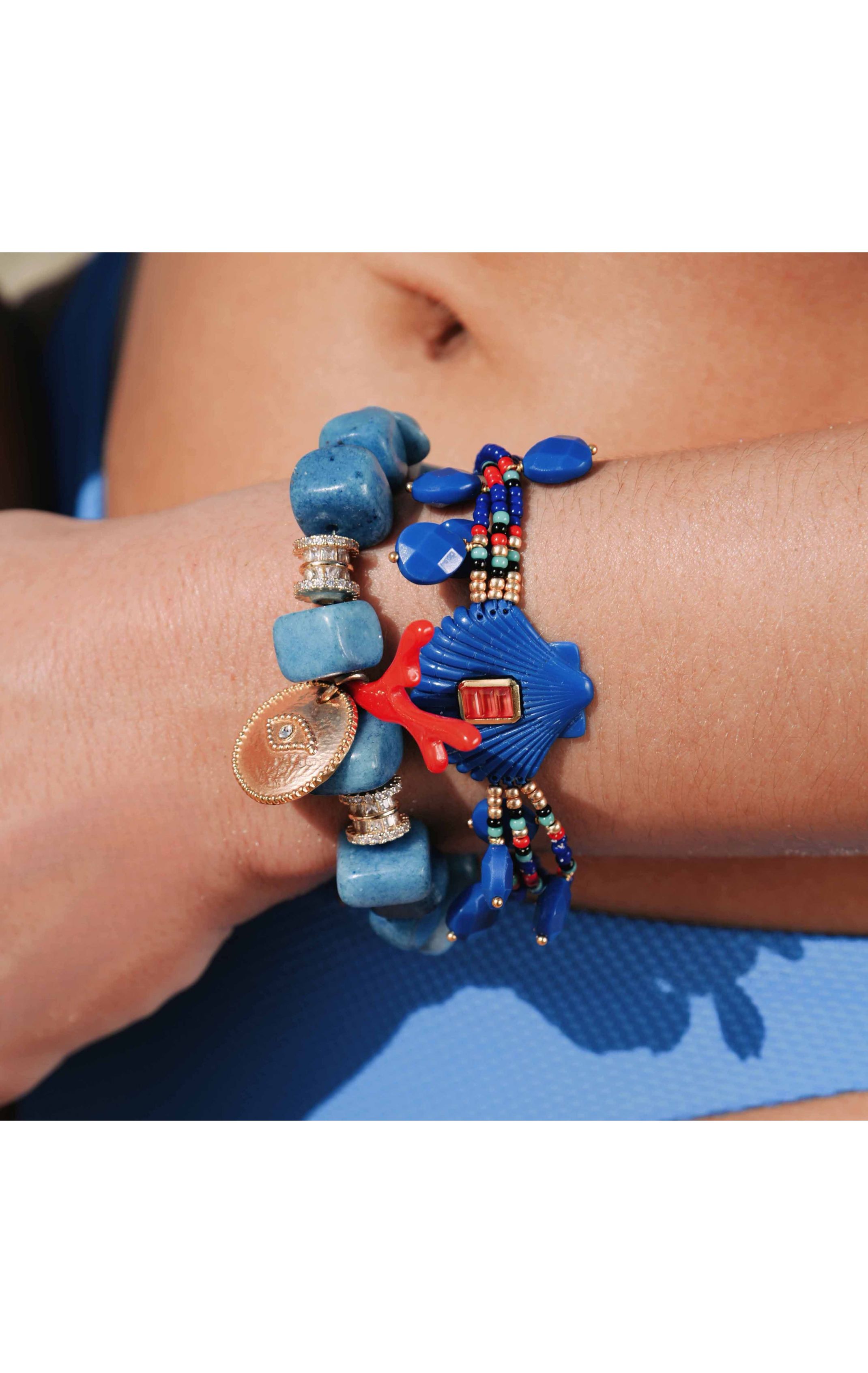  Bracelet Shelley Bleu Indigo
