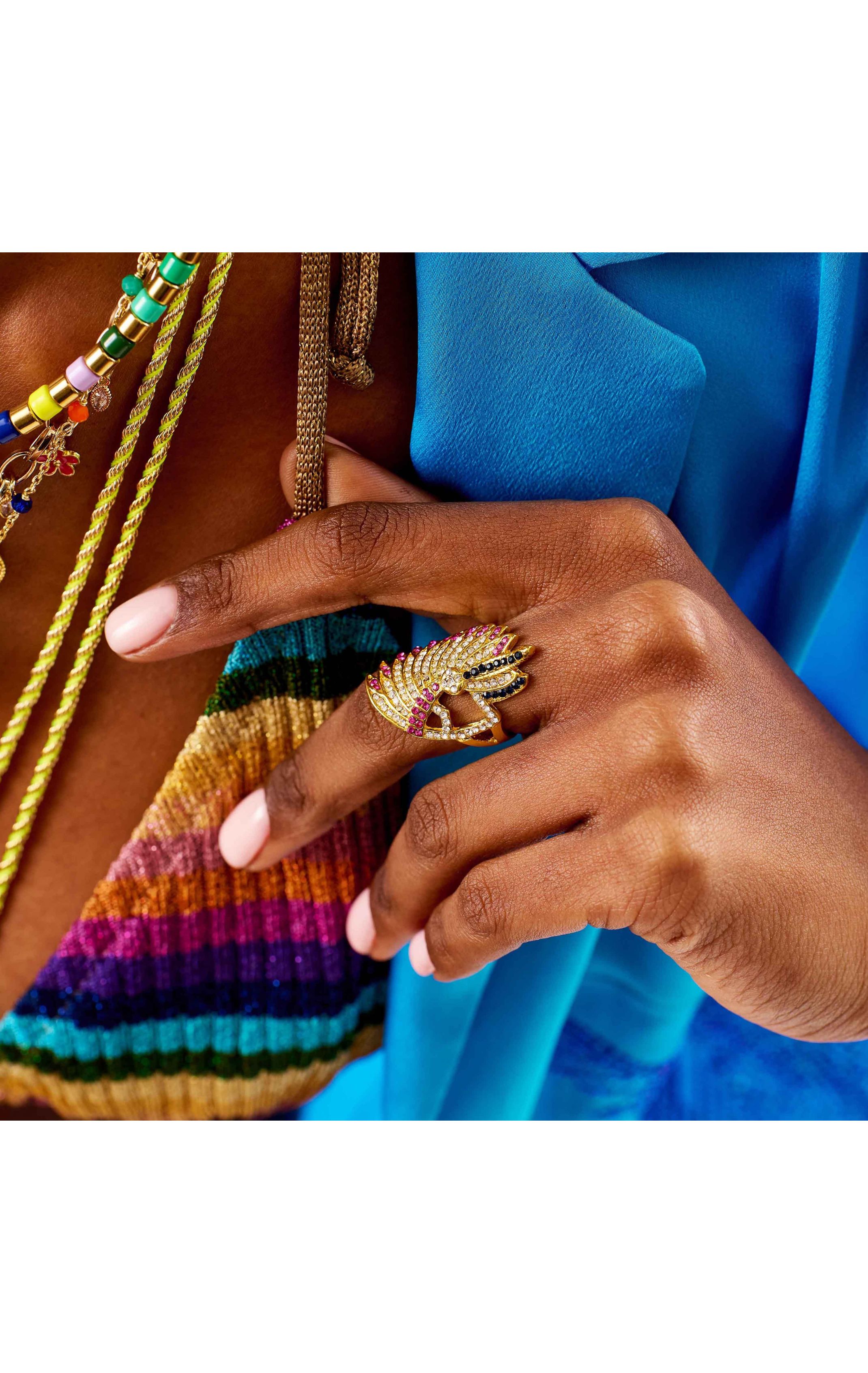  Bague Tao Multicolore