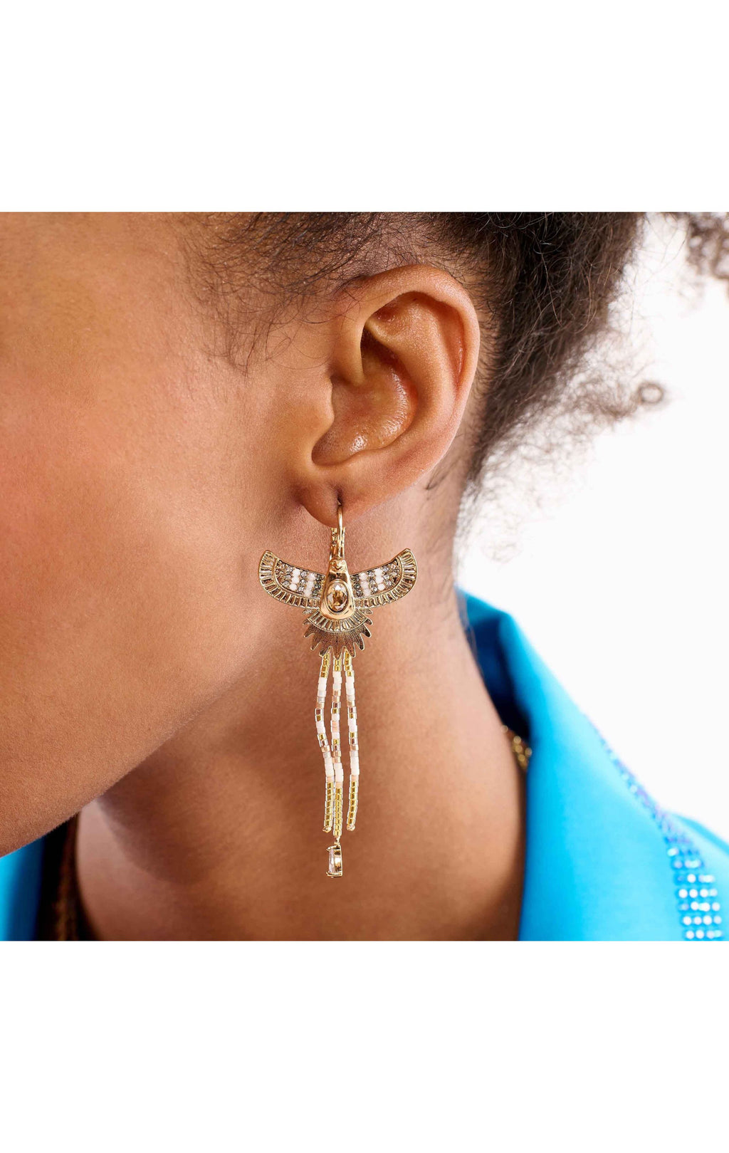  Boucles D'oreilles Teresina Blanc