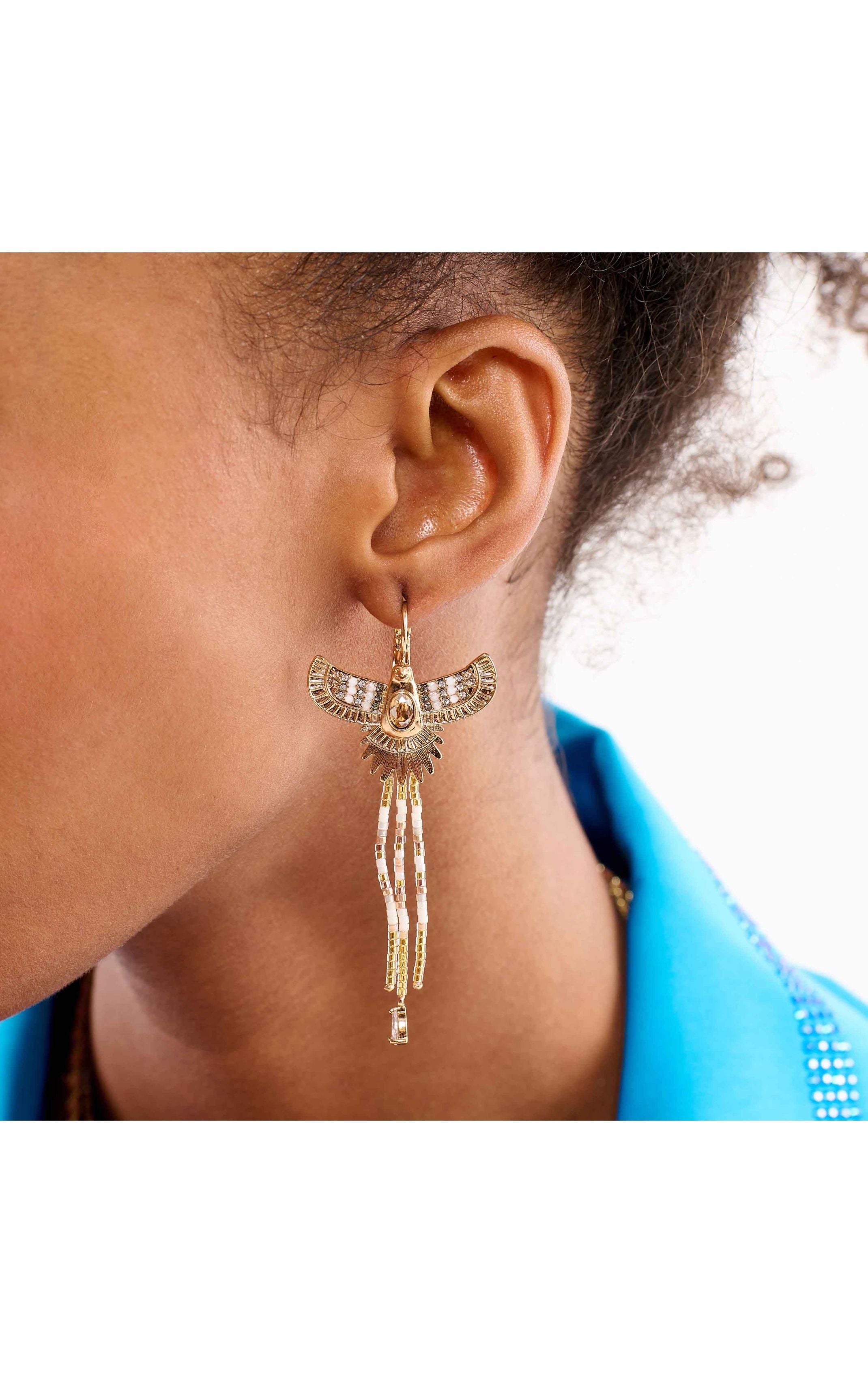  Boucles D'oreilles Teresina Blanc