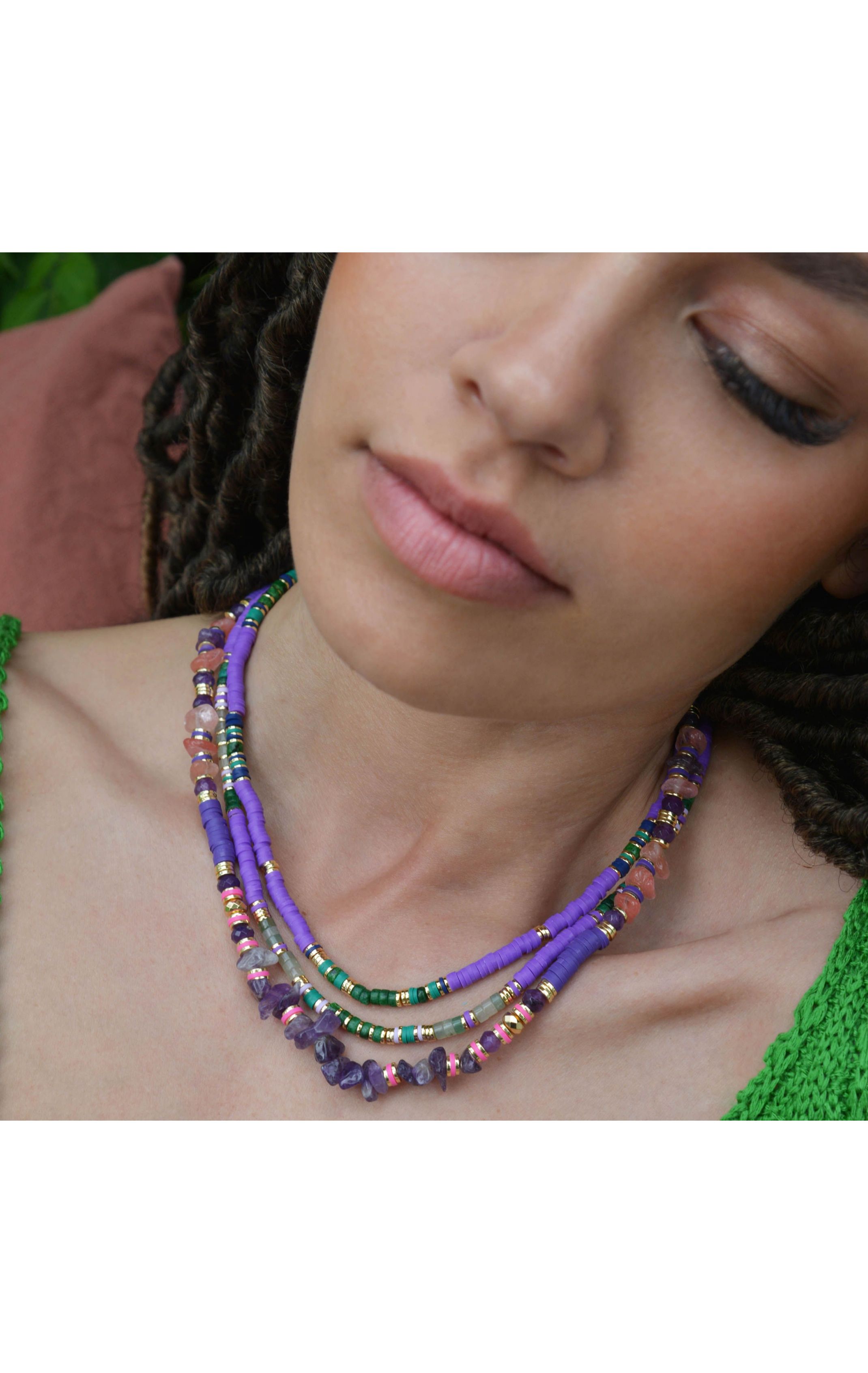  Collier Trion Violet