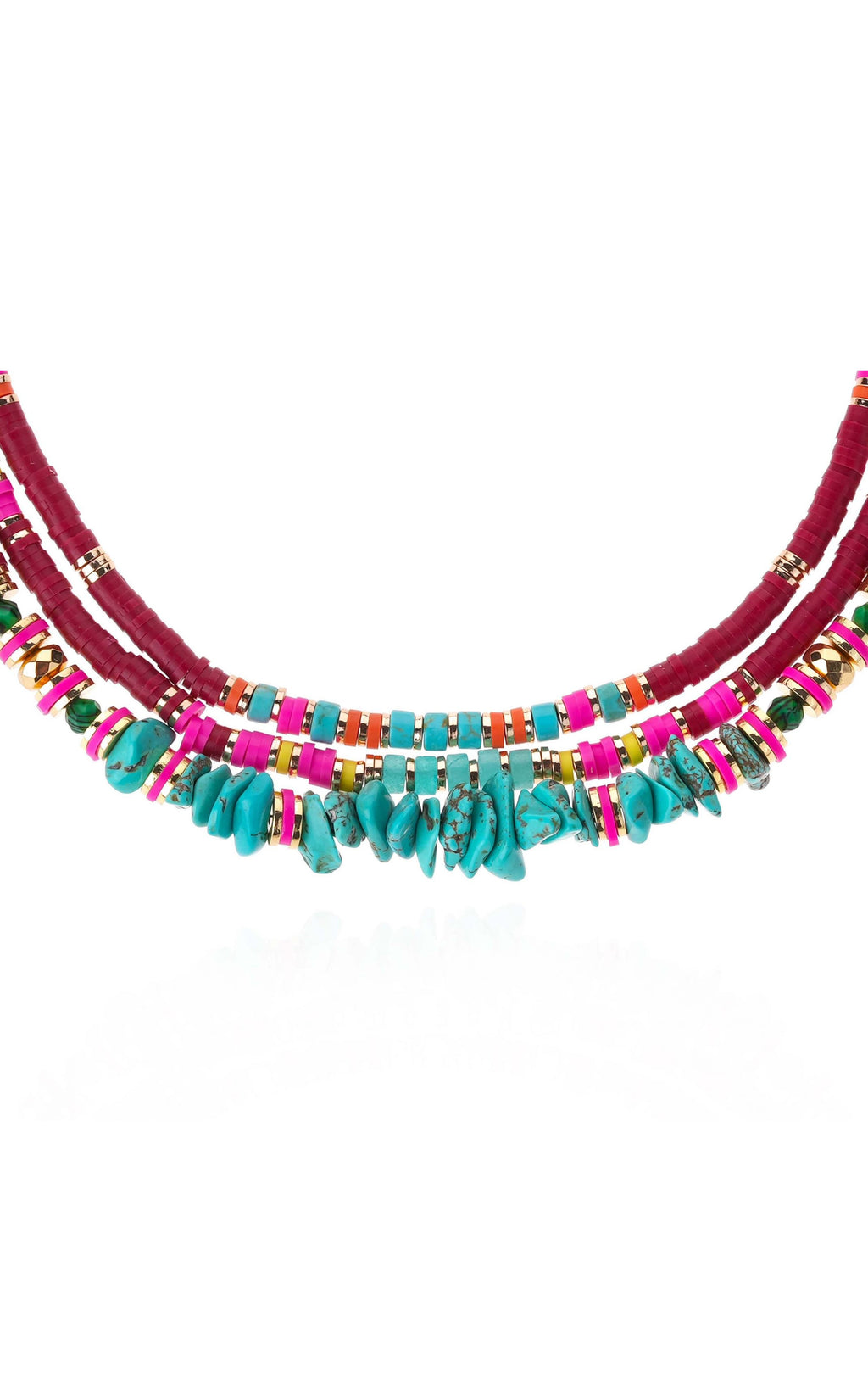  Collier Trion Grenat