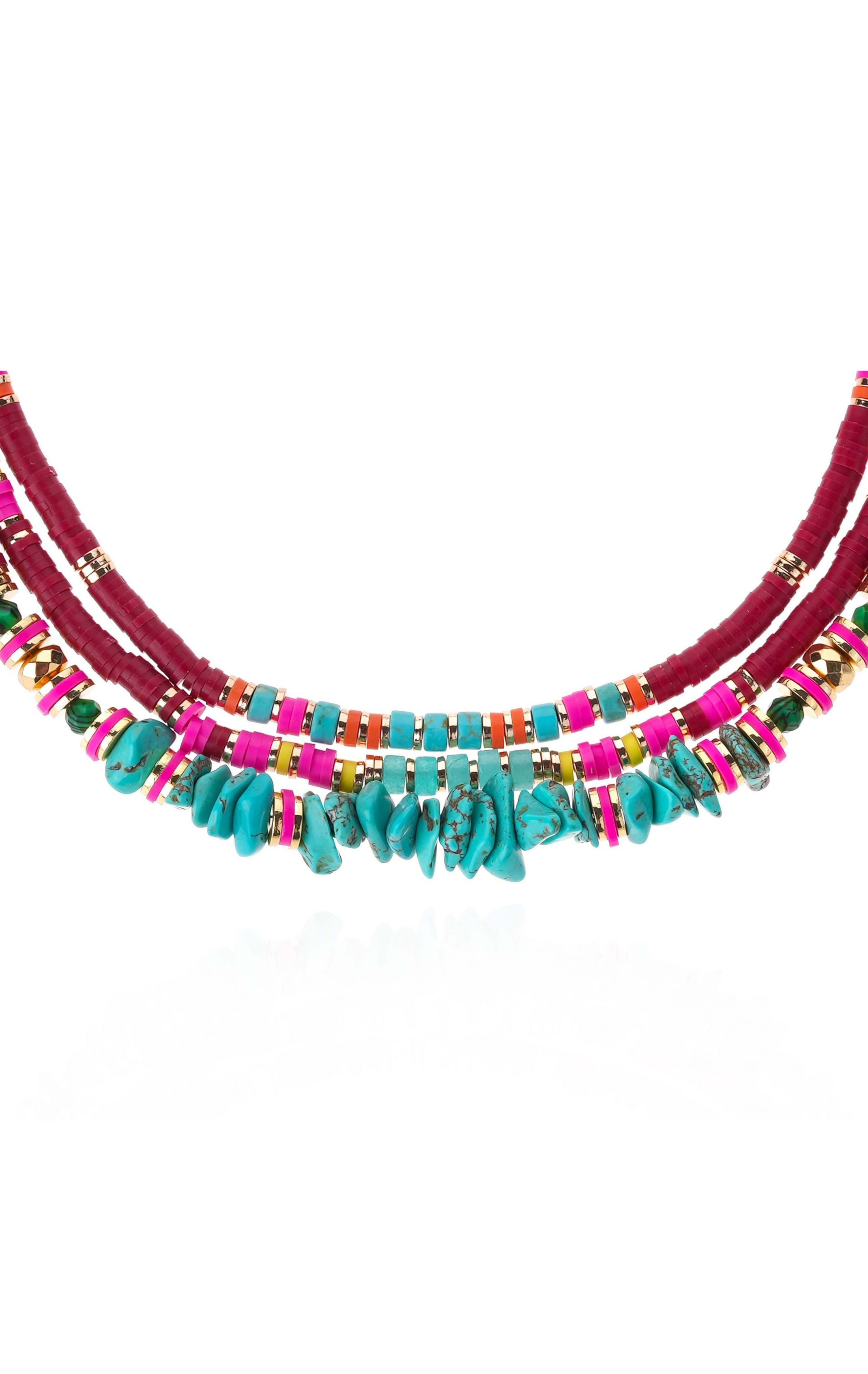  Collier Trion Grenat