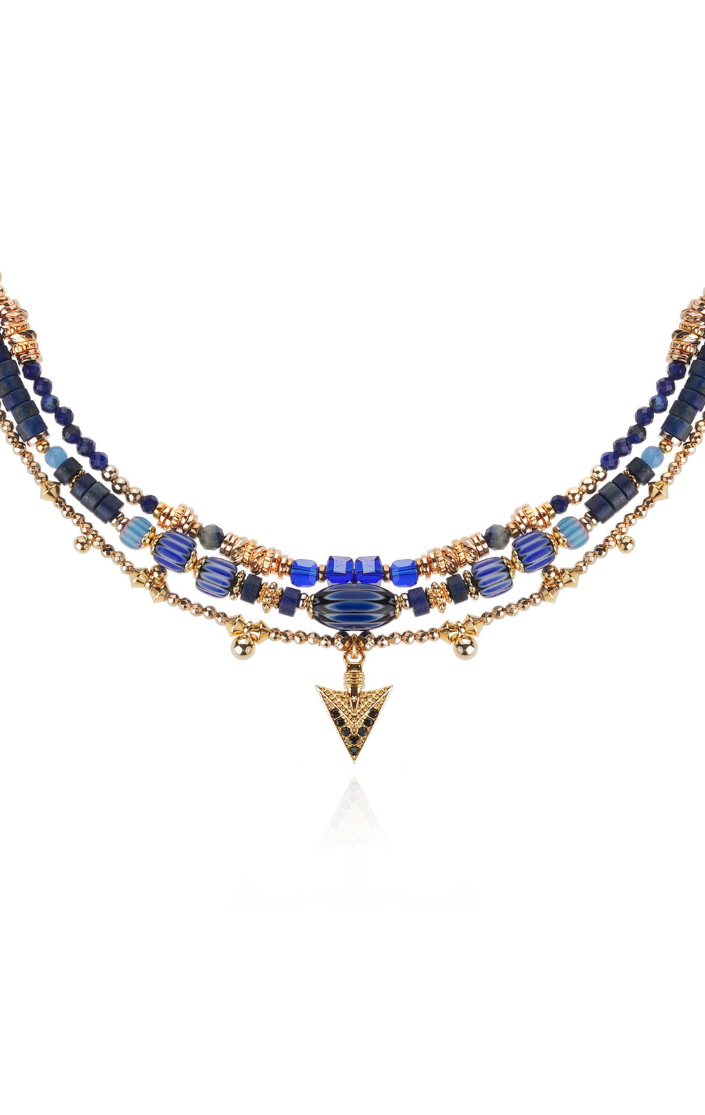  Collier Trion Bleu