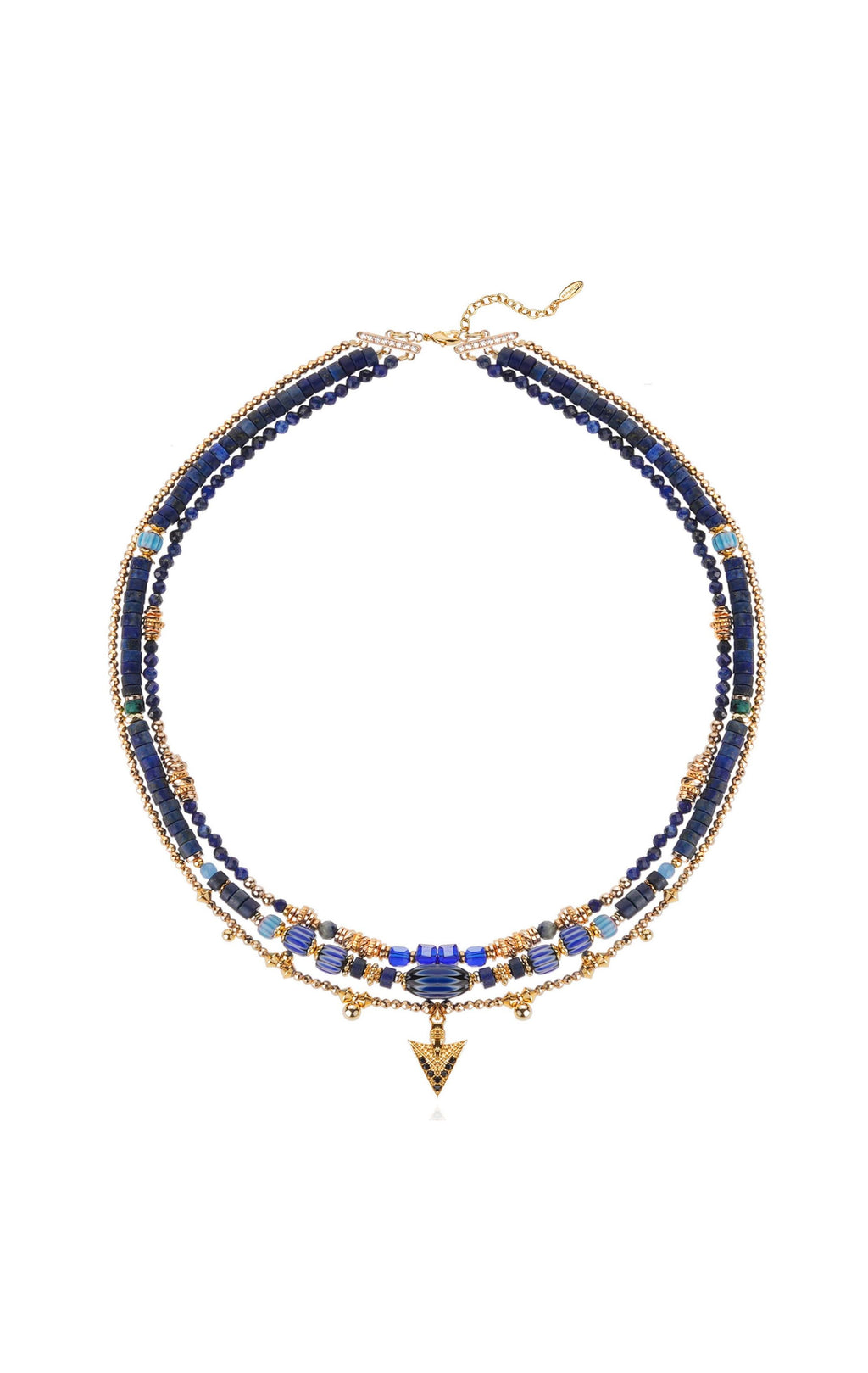  Collier Trion Bleu