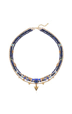  Collier Trion Bleu