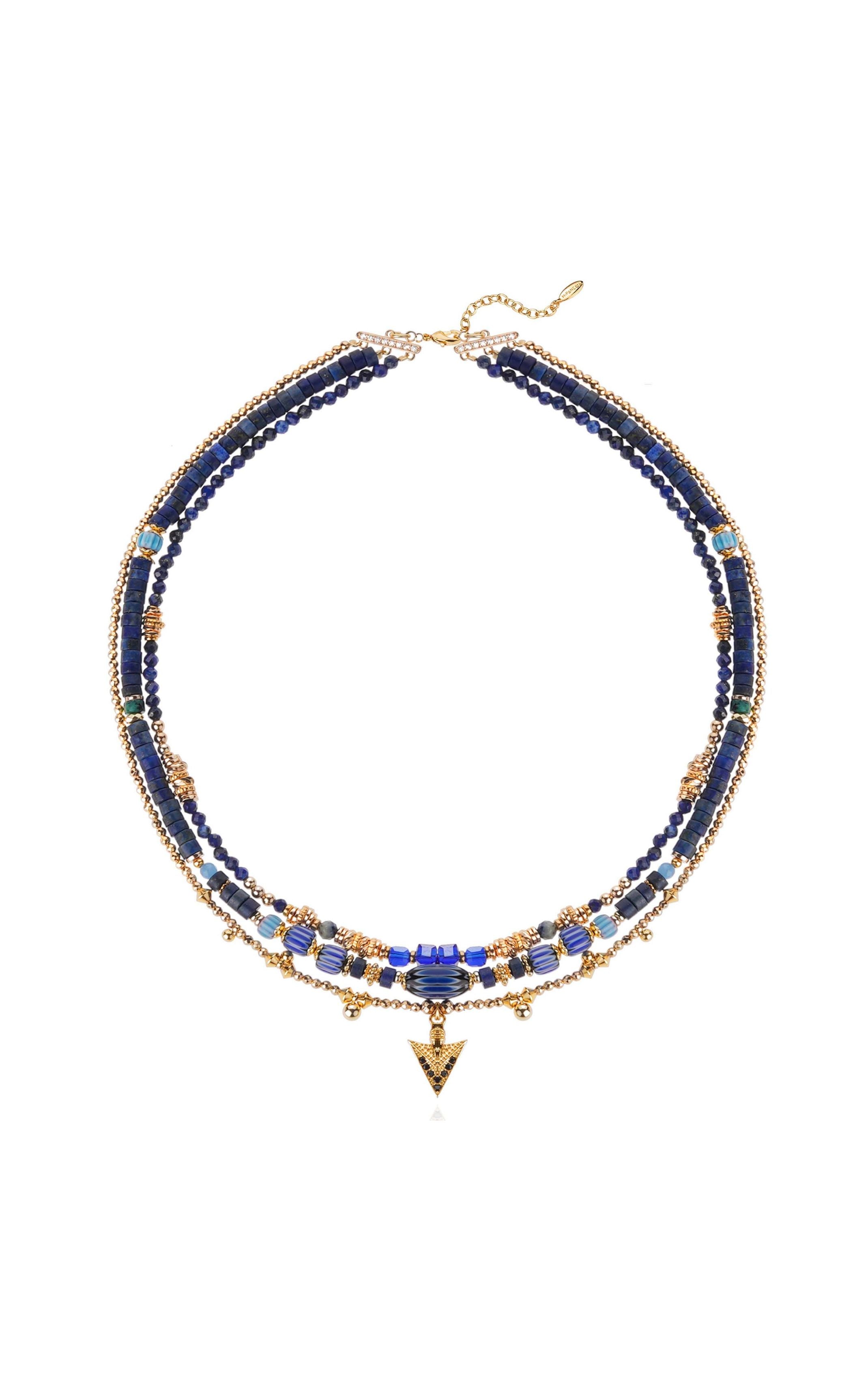  Collier Trion Bleu