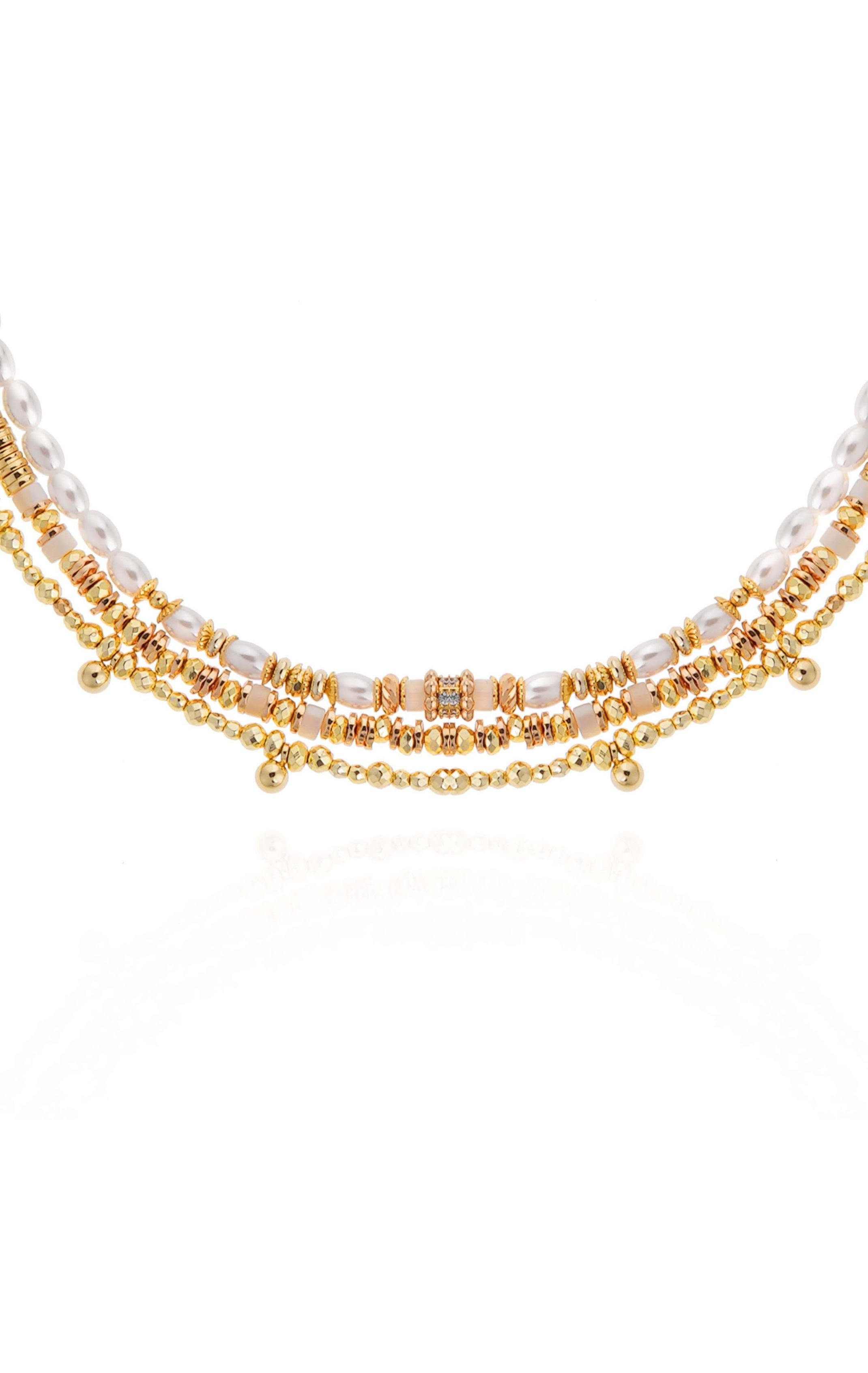  Collier Trion Doré