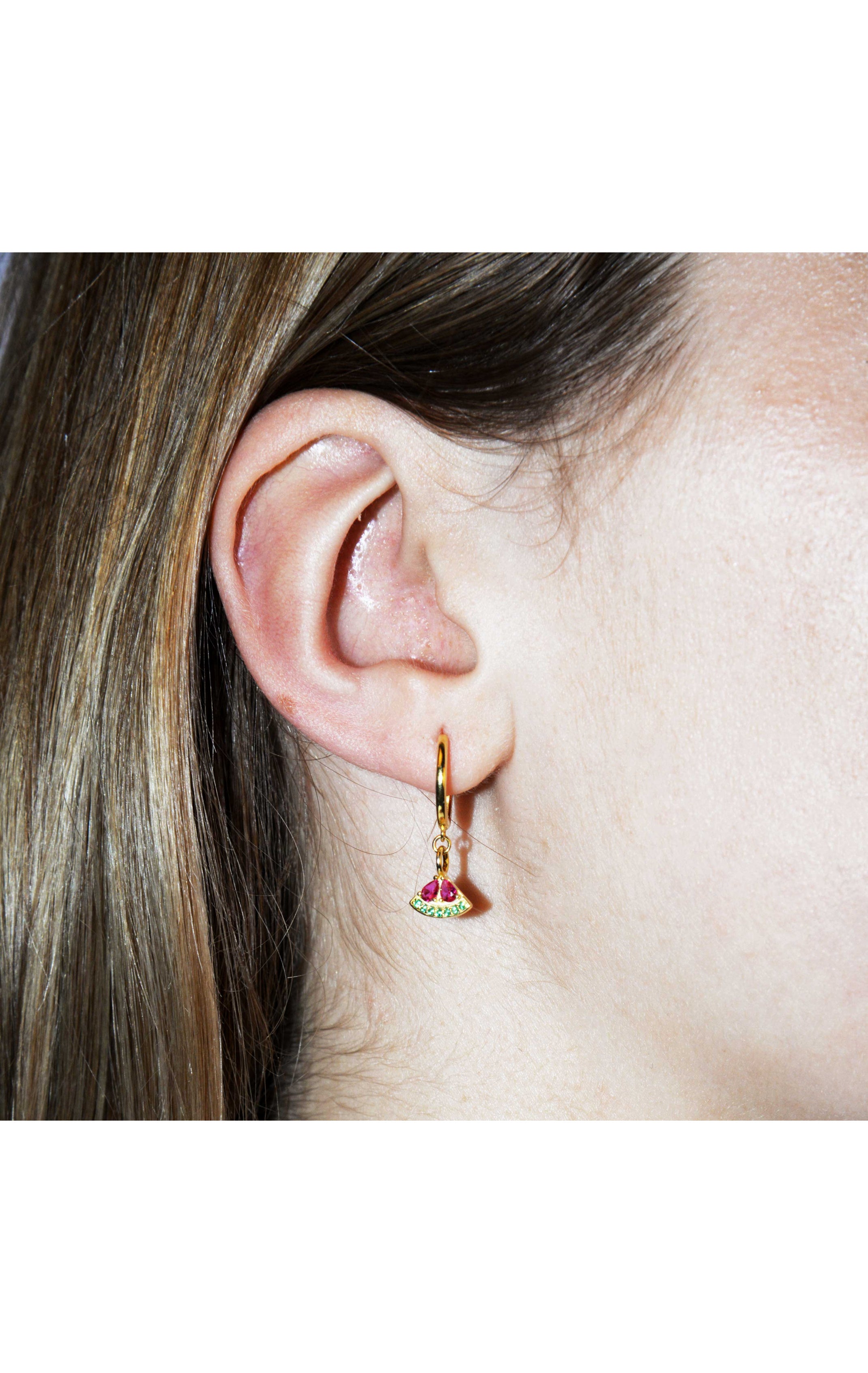  Boucles D'oreilles Watermelon